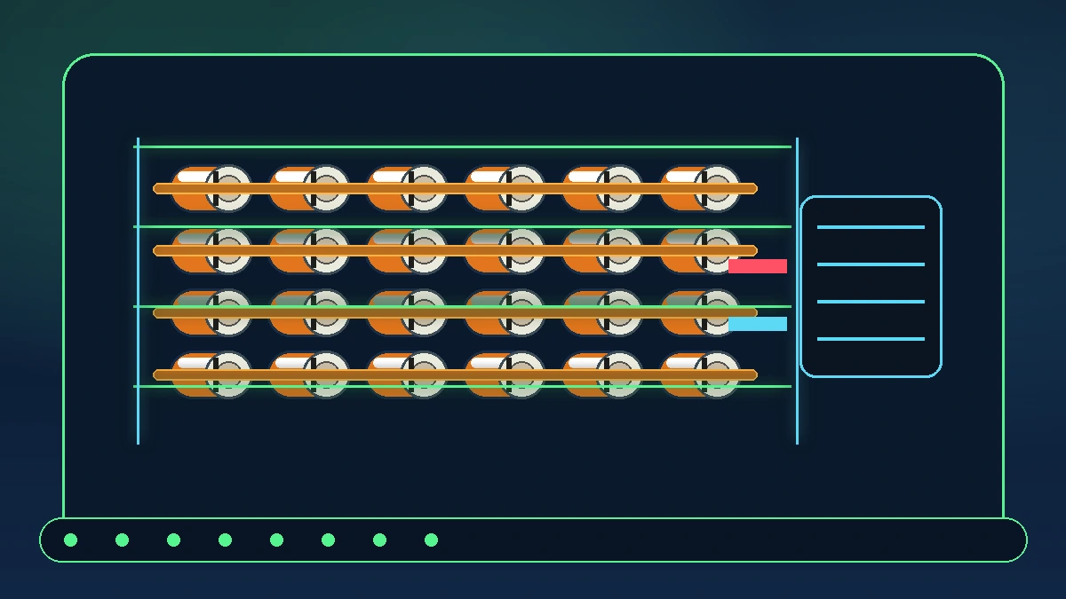 Series and parallel battery pack builder visual